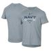 Men's Under Armour Gray Navy Midshipmen Lacrosse Icon Raglan Performance T-Shirt