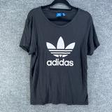 Adidas Shirts | Adidas Shirt Mens Small Black T-Shirt Comfort Crew Neck Sports 3 Stripes | Color: Black | Size: S