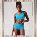 Athleta Swim | Athleta Bondi Bra Cup Bikini Top In Santorini Blue Nwt | Color: Blue | Size: 32 B/C