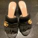 Gucci Shoes | Gucci Marmont Slides | Color: Black | Size: 10