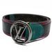 Louis Vuitton Accessories | Louis Vuitton Belt 90/36 Monogram Eclipse Gray Pink Green Canvas M0115 | Color: Gray | Size: Os