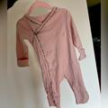 Burberry One Pieces | Burberry Baby Girls Pink Snap Onesie | Color: Cream/Pink | Size: 9mb