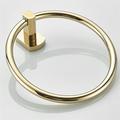 FOOSKOO Towel Ring,Antique Gold Polished Towel Ring Stainless Steel Bathroom Towel Ring Bathroom Accessories Stainless Steel Never Rust For Kitchen Bathrooms