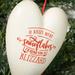 Clover Lane Blizzard Heart Gift Holiday Shaped Ornament in Red/White | 5 H x 3.5 W x 1.5 D in | Wayfair OR10471