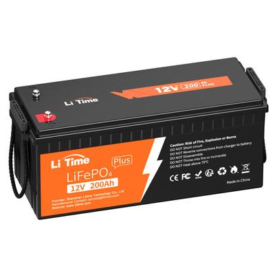 Akku LiFePO4 12V 200Ah plus Batterie Lithium mit 200A bms, Max 2560W Ausgangsleistung, 400015000