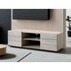Maze - meuble tv - bois gris - 160 cm - style contemporain - bois - Bois
