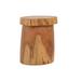 sohoConcept Earth Pillar Teak Side Table Wood in Brown | 16.5 H x 14.5 W x 14.5 D in | Wayfair EAP-01