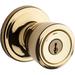 Kwikset Entry Door Knob in Yellow | 2.75 H x 3.5 W in | Wayfair KW1001340