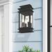 Alcott Hill® Cortana 2 Light Outdoor Wall Lantern Brass/Glass/Metal in Black | 14 H x 7.5 W x 5.75 D in | Wayfair 6C7AFFBA220A44739711C948989F1E6B