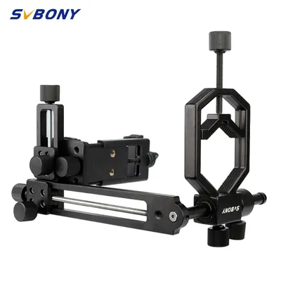 SVBONY-Adaptateur SV180 noir pour téléphone caméra télescope avec plate-forme micro-mouvement et