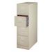 HIRSH 17545 15" W 4 Drawer File Cabinet, Putty, Letter