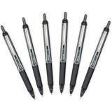 Pilot Precise V7 RT Retractable Rolling Ball Pens Fine Point Black Ink 6 Pack