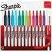 Sharpie 32707 Retractable Permanent Markers Fine Point Assorted Colors 12 Count