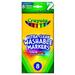 Crayola Washable Markers Fine 8 Count (Pack Of 8)