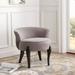 Red Barrel Studio® Coumas Vanity Chair Wood/Upholstered in Green/Gray/Black | 22.4 H x 23.4 W x 24.8 D in | Wayfair