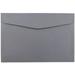 JAM 6 x 9 Booklet Envelopes Dark Grey 25/Pack