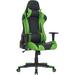 Croci Inbox Zero Commando Ergonomic Gaming Chair Faux Leather in Green/Black | 53.937 H x 26.772 W x 28.74 D in | Wayfair