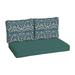 Breakwater Bay Outdoor Back Cushion Polyester in Green/Gray/Blue | 5 H x 46 W x 26 D in | Wayfair AB72F45DC97C49C2B7180B0E13CC5614