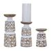 August Grove® 2 Piece Resin Candlestick Set in Brown | 10.25 H x 4.25 W x 4.25 D in | Wayfair FEF63B9539104B01B9998F9EF7CDB75B