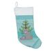 The Holiday Aisle® Christmas Stocking Polyester in Blue/Gray/Green | 18 H x 13.5 W in | Wayfair 79AA4A382E9D4336A45F3CC939786251