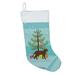 The Holiday Aisle® Christmas Stocking Polyester in Blue/Green | 18 H x 13.5 W in | Wayfair 3F32A3593BF349768CF4D8753F0083EE