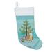 The Holiday Aisle® Christmas Stocking Polyester in Blue/Green | 18 H x 13.5 W in | Wayfair C21F3B7C5F864EC5BBDBF4C6AB7B8399