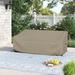 Latitude Run® Outdoor Water Resistant Patio Bench Cover in Brown | 33 H x 88 W x 33 D in | Wayfair 62EF09AB1FB4461CBA5A54A5FAA86717