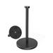 Latitude Run® Countertop Freestanding Paper Towel Holder w/ Weighted Base Suction Cups Stainless Steel in Black/Gray | Wayfair