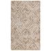 Brown/White 120 x 96 x 0.4 in Area Rug - Gracie Oaks Rectangle Benales Geometric Handmade Flatweave Area Rug in Brown/Beige & Sisal | Wayfair