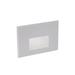 WAC Landscape Lighting White Integrated LED Metal Step Light Aluminium/Metal in Gray/White | 3 H x 5 W x 1.5 D in | Wayfair WL-LED101-AM-WT