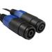 Blackmore Pro Audio 25 ft. 16 Gauge Premium Speaker Cable with Dual Female Plastic Molded Speakon Connections