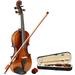 Veecome Basswood 1/2 Acoustic Violin with Case Bow Rosin Inside Soft Box Natural Violin Musical Instruments