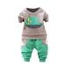 Outfits Set Baby Cartoon Star Pant Tops+ Pocket Stereoscopic Boys Boys Outfits&Set Boys 3-6 Months Outfits