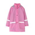 Children s Boys Girls Button Rain Jacket Hooded Windproof Raincoat Kids Long Sleeve Hoodie Trench plus Size Girls Clothes