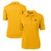 Women's Cutter & Buck Yellow Virginia Military Institute Keydets Virtue Eco Pique Recycled Polo