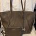 Michael Kors Bags | Michael Kors Reversible Leather Tote | Color: Gray | Size: Os