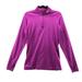 Nike Tops | Nike Pro Combat 1/4 Zip Pullover Top Size Xl Purple Dri-Fit Fitted Long | Color: Purple/White | Size: Xl