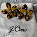 J. Crew Jewelry | Jcrew Womens Tortoise Earrings - Nwot | Color: Black/Tan | Size: Os