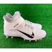 Nike Shoes | Men's Nike Alpha Menace Pro 2 Mid White Football Cleats Bv3951-100 Size 16 | Color: White | Size: 16