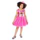 Rubies – offizielles Barbie-Kostüm – Klassisches Barbie-Prinzessin-Kostüm für Kinder – Größe 2 – 3 Jahre – Tutu Rosa mit Barbie-Aufdruck – Kostüm für Halloween, Karneval, Weihnachten