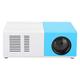 J9 Mini Projector,Portable Full HD 1080P LED Projector,Home Theater Video Media Player Projector,60'' 30,000 Hours Led Life Supported,Support Remote Control(White Blue)