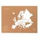 Miss Wood Woody Map XXL – Europe Design Cork Map, White