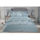 Emma Barclay Blossom - Embellished Jacquard Quilted Bedspread Set in Duck Egg - To Fit Double/King (BLSBEDDUC)