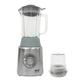 SQ Professional K-Mojo Blue Steel Blender & Grinder, Shakes & Smoothie Maker, Ice Crush Function, Stainless Steel Body Pulse Function,1200W Glass Jug 1.5L Capacity