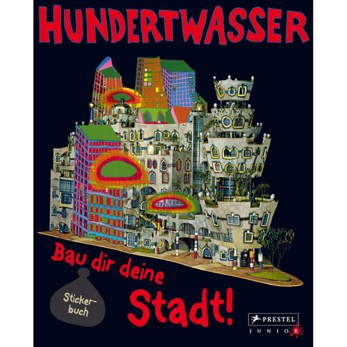 Hundertwasser, Bau Dir Deine Stadt!, Stickerbuch - Friedensreich Hundertwasser, Gebunden