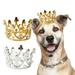 Xinmulight Pet Headgear Adorable Cosplay Mini Birthday Wedding Hat Dogs Hair Crown Photography Props