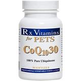 Rx Vitamins for Pets COQ10-30 for Dogs & Cats - Pharmaceutical Grade Ubiquinone - Professional Veterinary Formula - 30 Softgels
