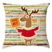 Slip Pillowcase Silk Standard Christmas Pillow Cover Linen Christmas Tree Pillow Cover Sofa Pillow Cover Christmas Decoration Throw Covers for Couches And Sofas