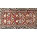 Ahgly Company Indoor Rectangle Traditional Brown Red Persian Area Rugs 2 x 4