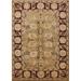 Ahgly Company Machine Washable Indoor Rectangle Industrial Modern Brown Sand Brown Area Rugs 5 x 8